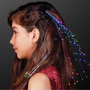 Fiberoptic hair clip